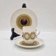 Arabia Tanja Kahvikuppi ja Lautaset (2), Esteri Tomula