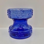 Riihim&auml;en Lasi, Tamara Aladin, Mesimarja K&auml;&auml;nt&ouml;maljakko, sininen