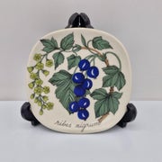 Arabia Botanica Sein&auml;lautanen, Mustaherukka