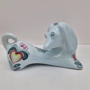 Arabia Figuuri, Koira k&auml;sinmaalattu, Taisto Kaasinen