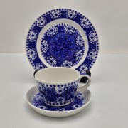 Arabia, Ali Kahvikuppi ja Lautaset, sininen