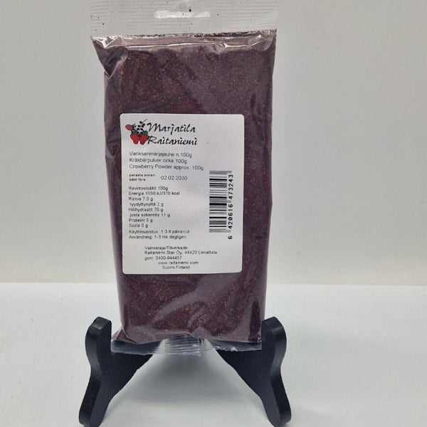 Marjatila Raitaniemi, Variksenmarjajauhe 100 g