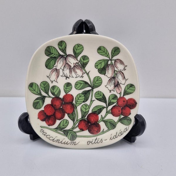 Arabia Botanica Sein&auml;lautanen, Puolukka