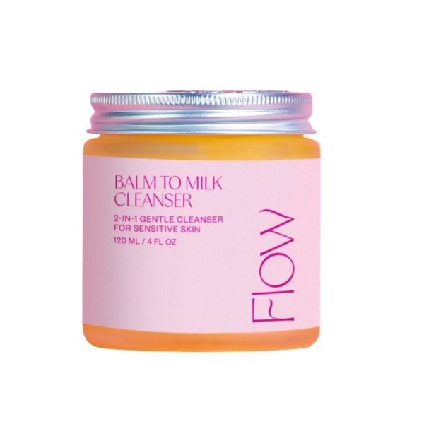 FLOW Balm To Milk Puhdistusvoide Kasvoille, hell&auml;varaiseen puhdistukseen kaikille ihotyypeille