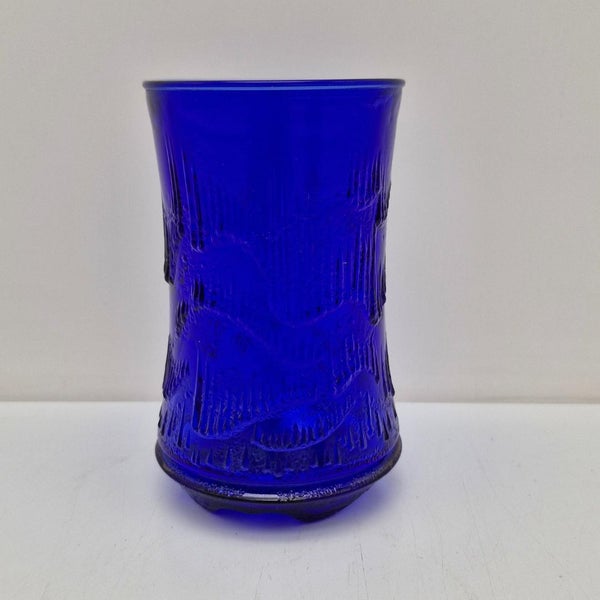 Riihih&auml;en Lasi, Revontulet Juomalasi 12,5 cm, sininen