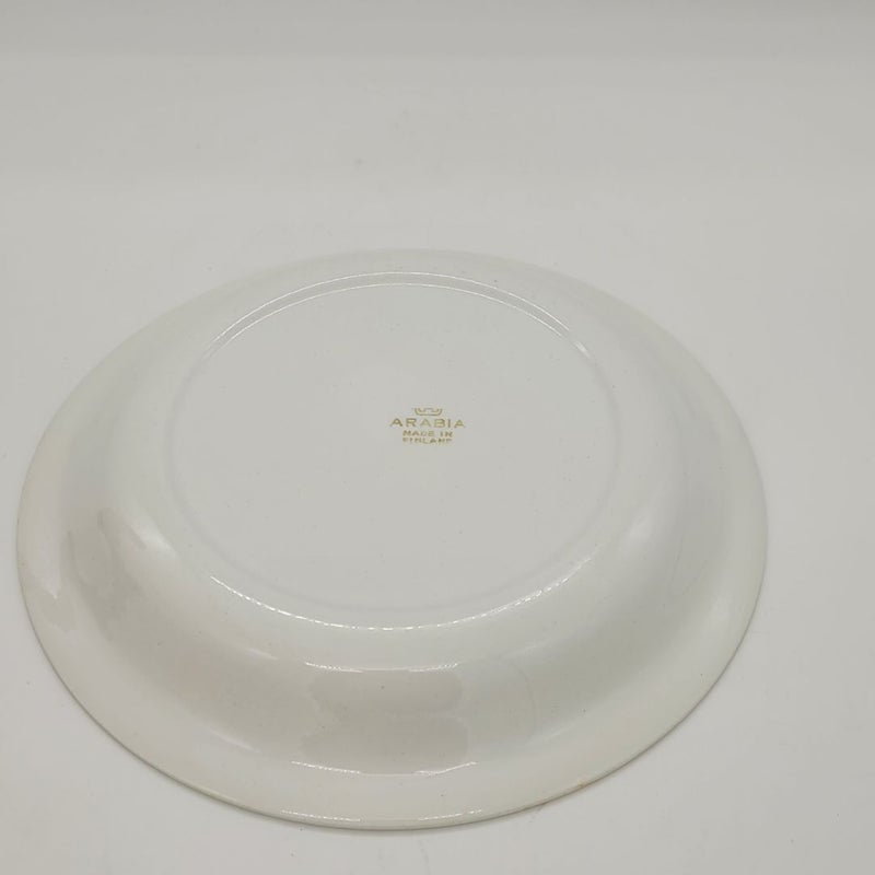 Arabia Lautanen 23 cm, kukkakoriste, 8 kpl
