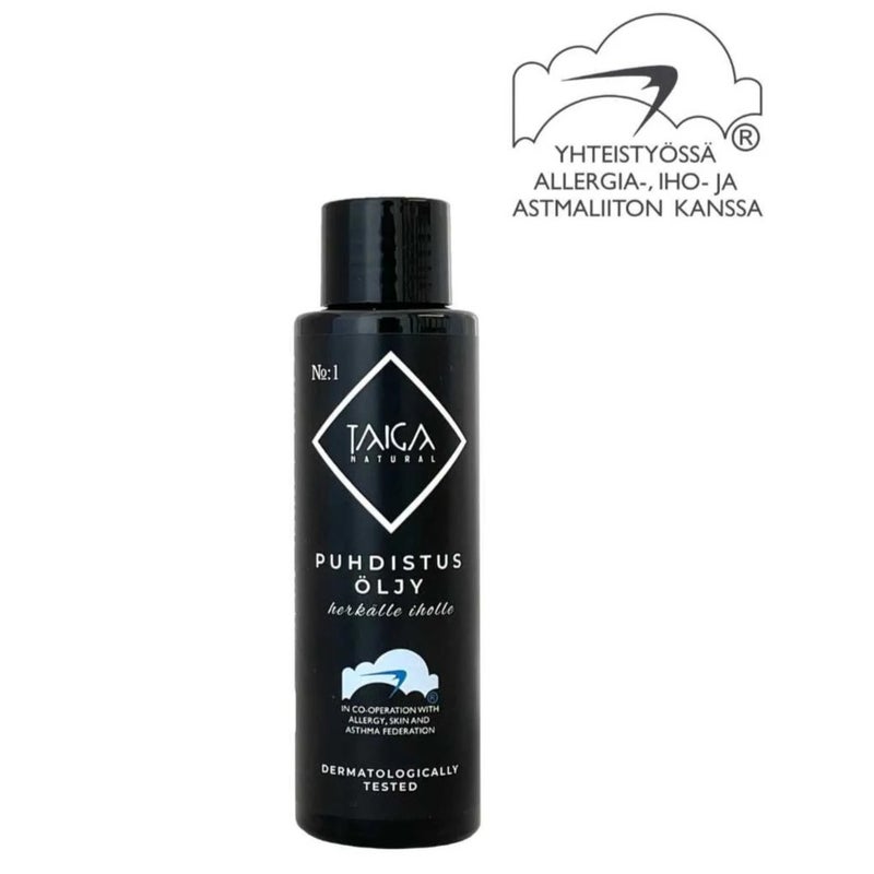 Taiga Cosmetics Allergiatestattu Puhdistus&ouml;ljy herk&auml;lle iholle